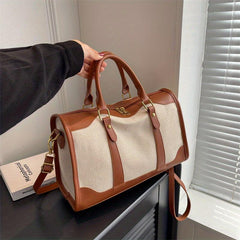 Vintage Travel Duffle Bag Large Capacity Sports Fitness Bag