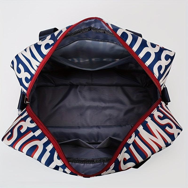 Patterned Storage Handbag Travel Luggage Overnight Bag