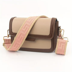 Pink Maze Adjustable Wide Shoulder Strap Replacement Handbag Strap