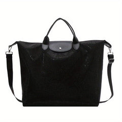 Rhinestone Travel Duffle Bag Glitter Storage Bag