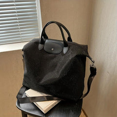 Rhinestone Travel Duffle Bag Glitter Storage Bag