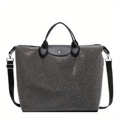 Rhinestone Travel Duffle Bag Glitter Storage Bag