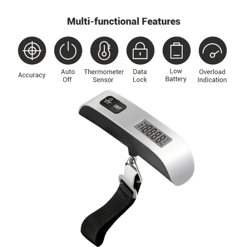 Portable Digital Handheld Luggage Scale LCD Display