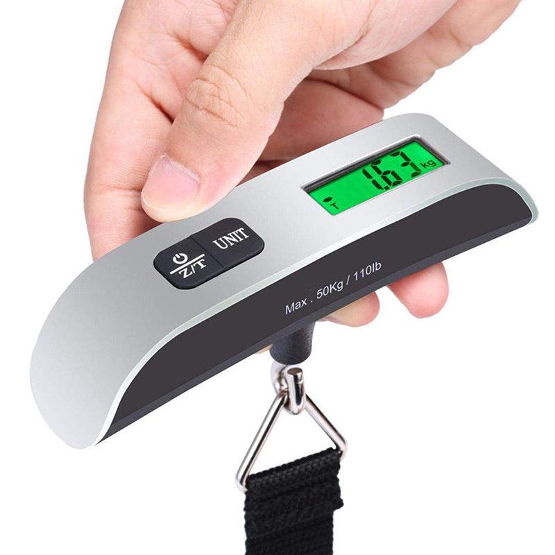 Portable Digital Handheld Luggage Scale LCD Display