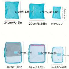 7pc Set Luggage Bags Dustproof Multifunctional Travel Storage Bags