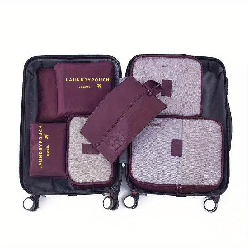 7pc Set Luggage Bags Dustproof Multifunctional Travel Storage Bags