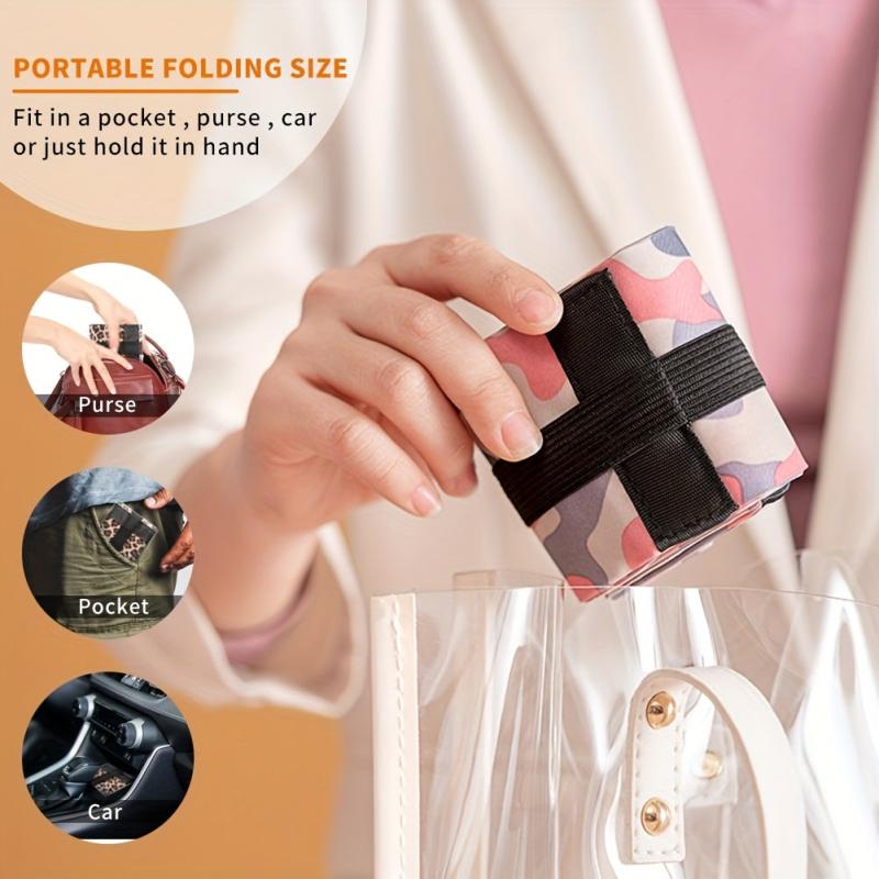Reusable Grocery Shopping Bags Foldable Storage Bag Multipurpose Sports Travel