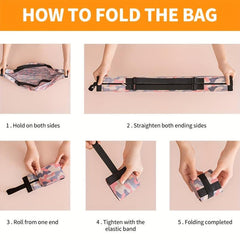 Reusable Grocery Shopping Bags Foldable Storage Bag Multipurpose Sports Travel