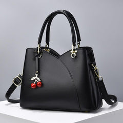 Stitching Detail Crossbody Bag Faux Leather Women's Purse