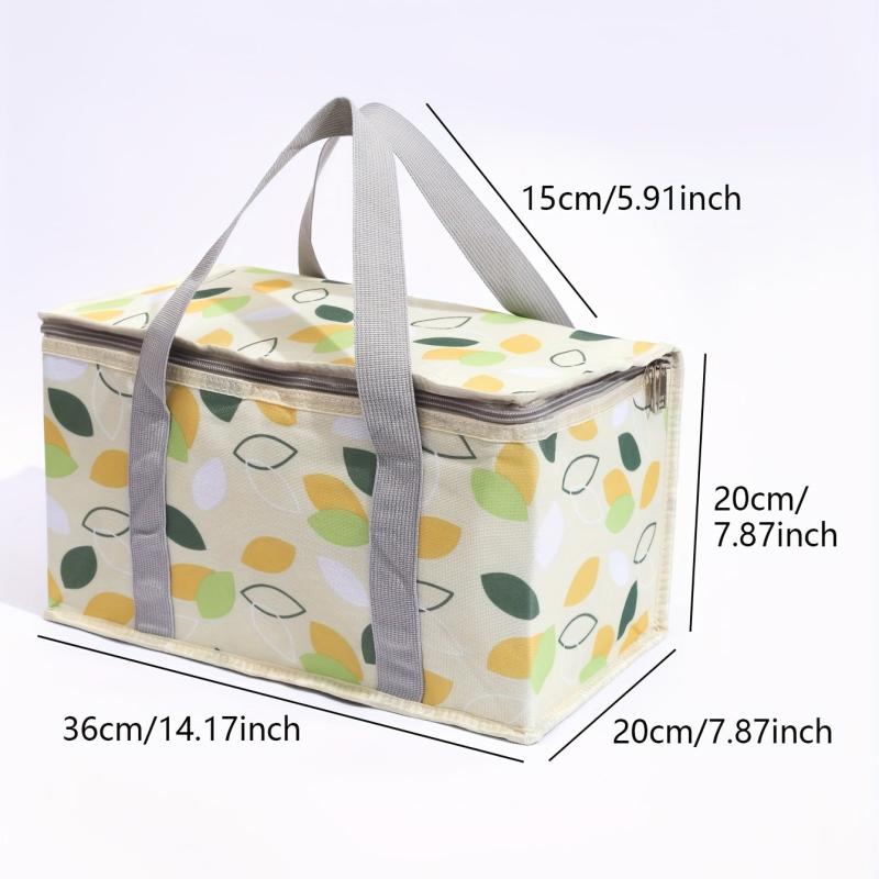 Waterproof Insulated Lunch Bag Foldable Storage Bag