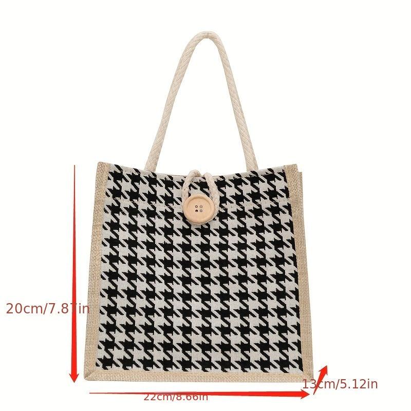 Canvas Lunch Bag Women's Tote & Storage Bag