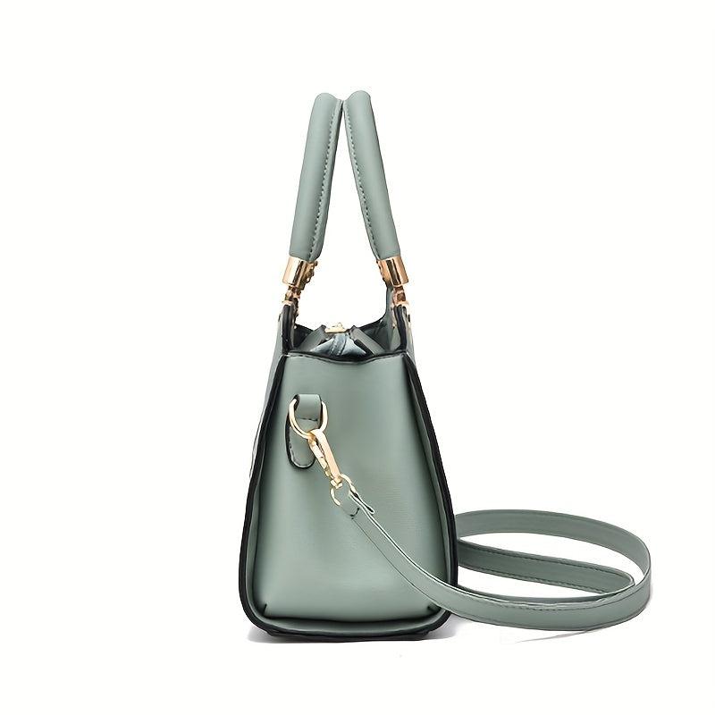 Floral Embroidered Crossbody Bag Faux Leather HandBag Shoulder Bag