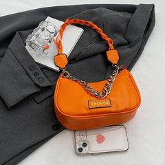 Stylish PU Underarm Bag Women's Casual Hobo Handbag & Purse