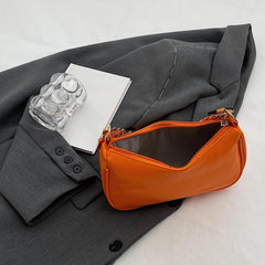 Stylish PU Underarm Bag Women's Casual Hobo Handbag & Purse
