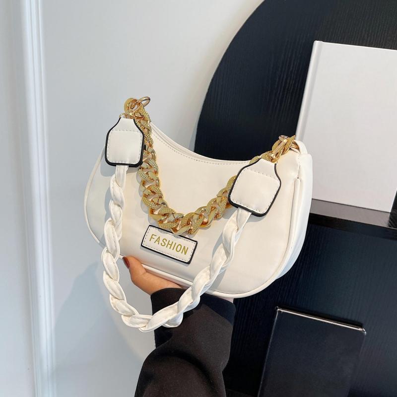 Stylish PU Underarm Bag Women's Casual Hobo Handbag & Purse