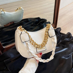Stylish PU Underarm Bag Women's Casual Hobo Handbag & Purse