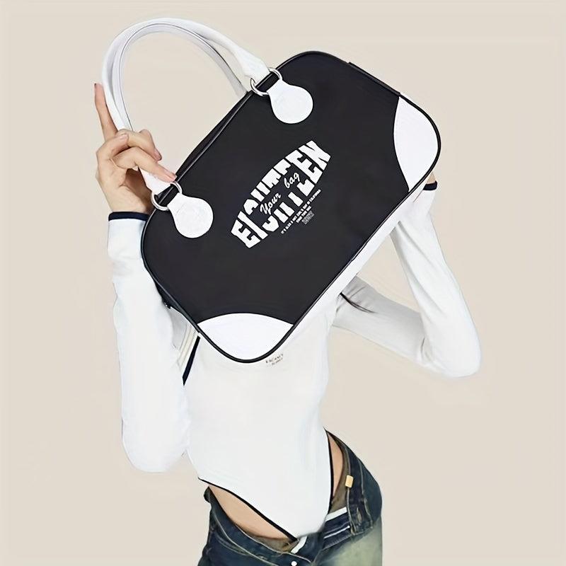 Vintage Crossbody Bag Retro Top Handle Purse Women's All Match Shoulder Bag