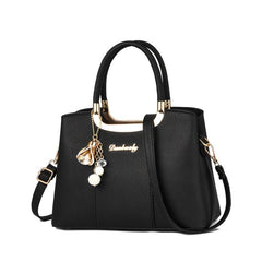 PU Leather Crossbody Bag Top Handle Satchel Purse