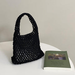 Mesh Handbag Crochet Beach Bag