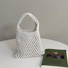 Mesh Handbag Crochet Beach Bag