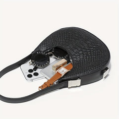 Crocodile Pattern Shoulder Bag Underarm Bag