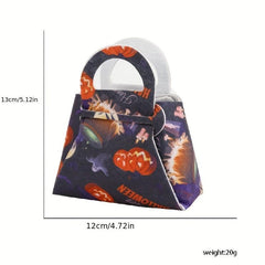 6 Pcs Halloween Pattern Handbag Versatile Candy Storage Bag