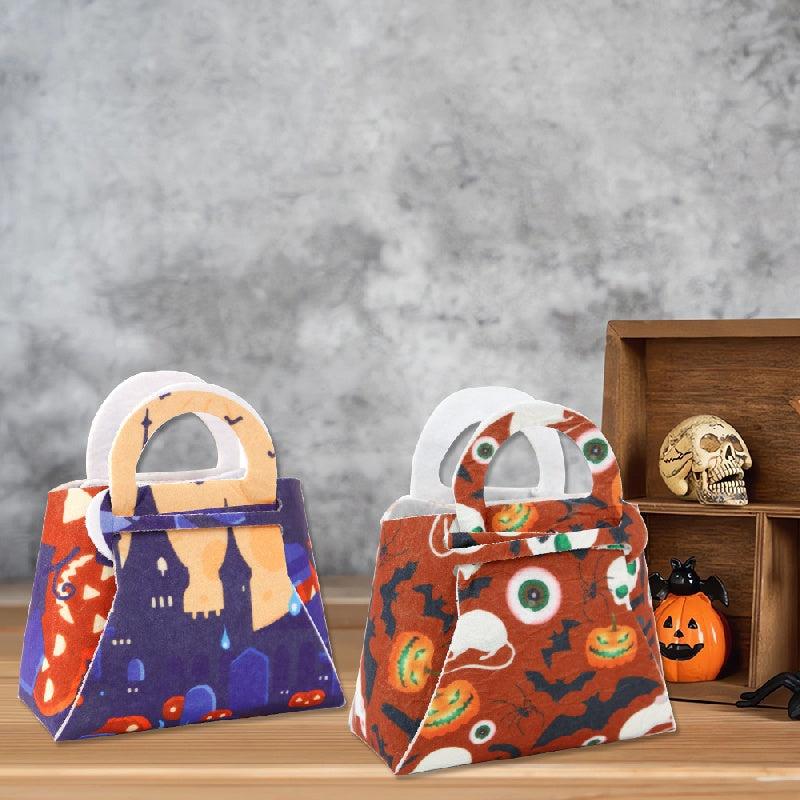 6 Pcs Halloween Pattern Handbag Versatile Candy Storage Bag