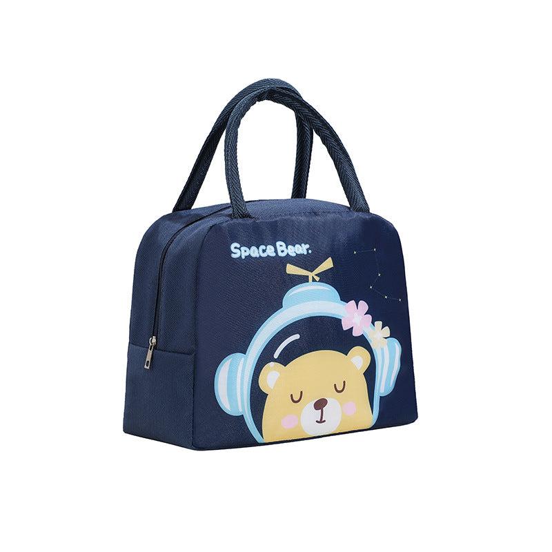 Cartoon Animal Pattern Lunch Bag Insulation Cooler Box Handbags
