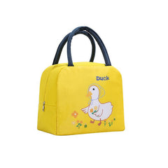 Cartoon Animal Pattern Lunch Bag Insulation Cooler Box Handbags