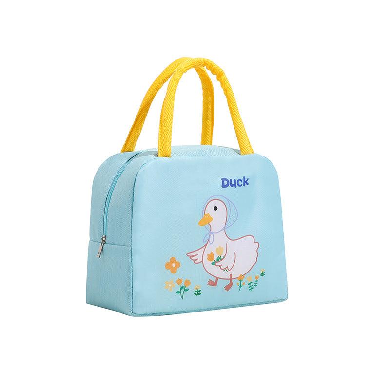 Cartoon Animal Pattern Lunch Bag Insulation Cooler Box Handbags