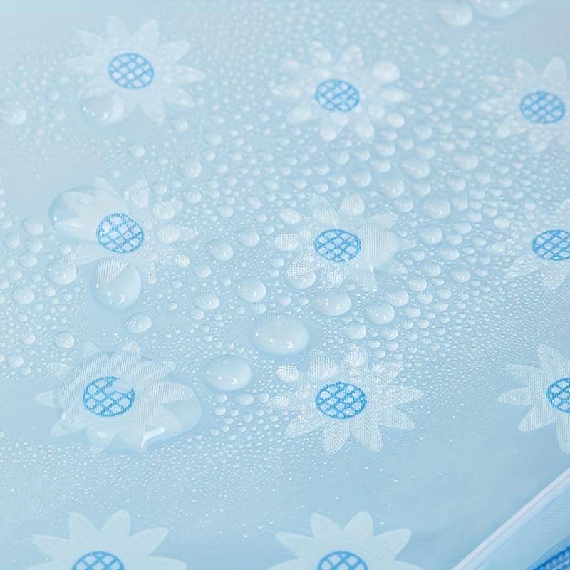 3pcs Transparent Toiletry Bag Portable Travel Wash Organizer Bag Waterproof