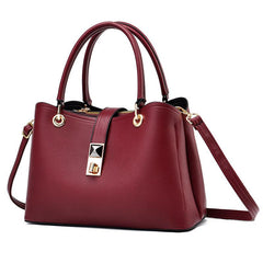 Large Capacity Twist Lock Shoulder Bag