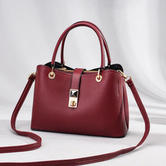 Large Capacity Twist Lock Shoulder Bag