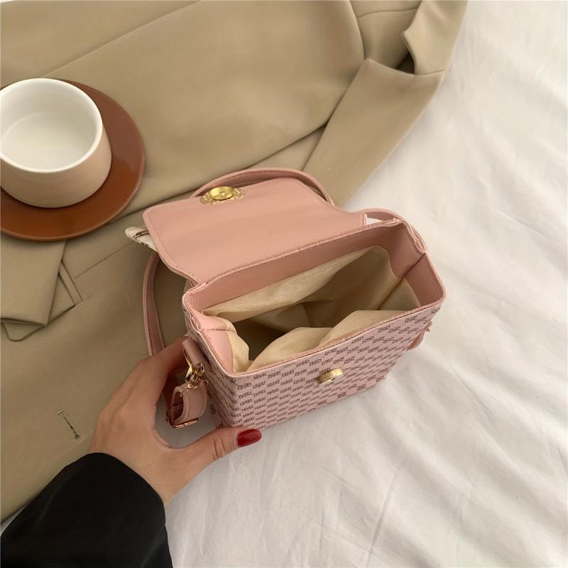 Geometric Print Crossbody Bag Vintage Handbag Wallet