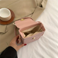 Geometric Print Crossbody Bag Vintage Handbag Wallet