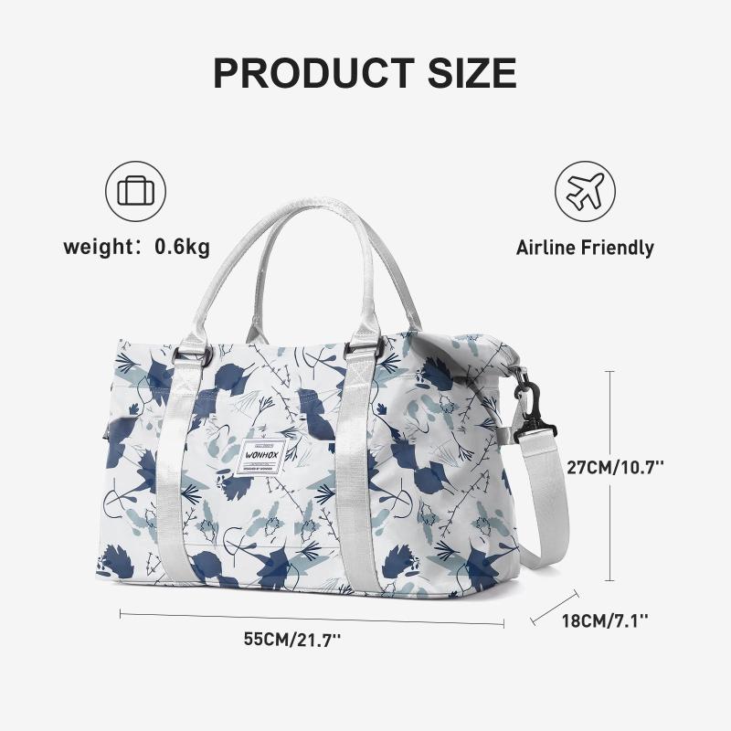 Waterproof Sports Gym Tote Bag Weekender Overnight Bag