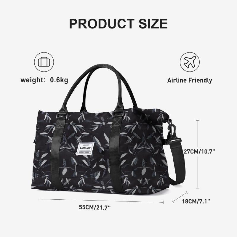 Waterproof Sports Gym Tote Bag Weekender Overnight Bag