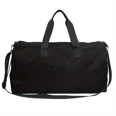 Large Capacity Number Pattern Luggage Bag Solid Sports Handbag