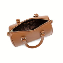 Classic Solid Satchel Bag All Match Pillow Bag Women's Zipper Handbag