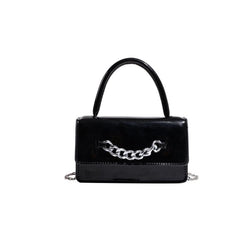 Chain Square Crossbody Bag Top Handle Satchel Purse