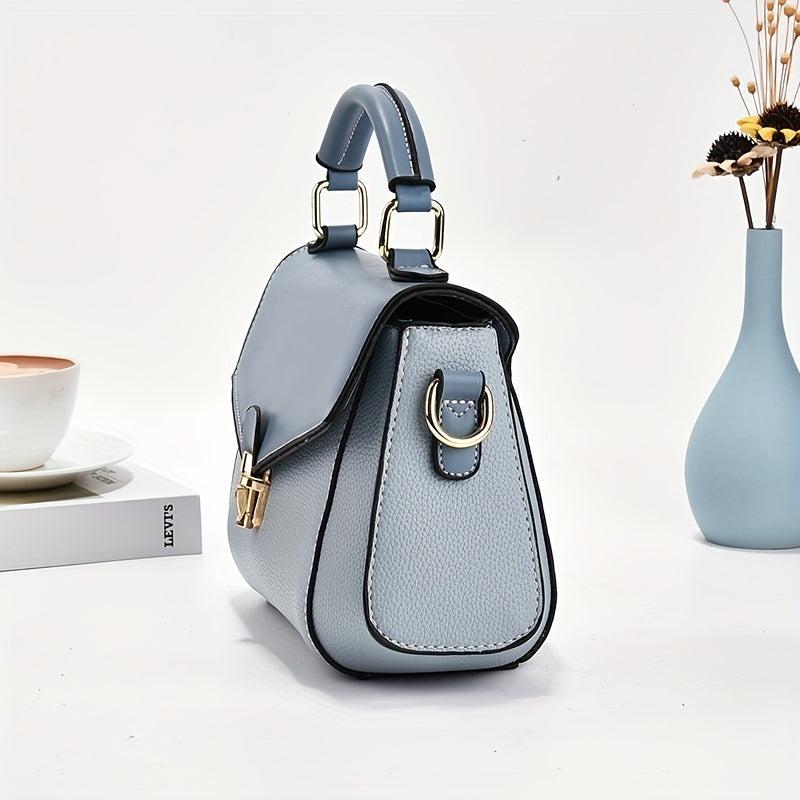 Square Shoulder Bag All Match Satchel Bag Stylish Crossbody Bag