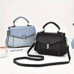 Square Shoulder Bag All Match Satchel Bag Stylish Crossbody Bag