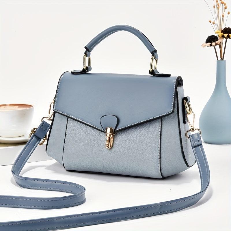 Square Shoulder Bag All Match Satchel Bag Stylish Crossbody Bag