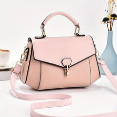Square Shoulder Bag All Match Satchel Bag Stylish Crossbody Bag