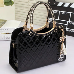 Quilted Tote Bag Stylish Satchel Women's Casual Handbag