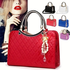 Quilted Tote Bag Stylish Satchel Women's Casual Handbag