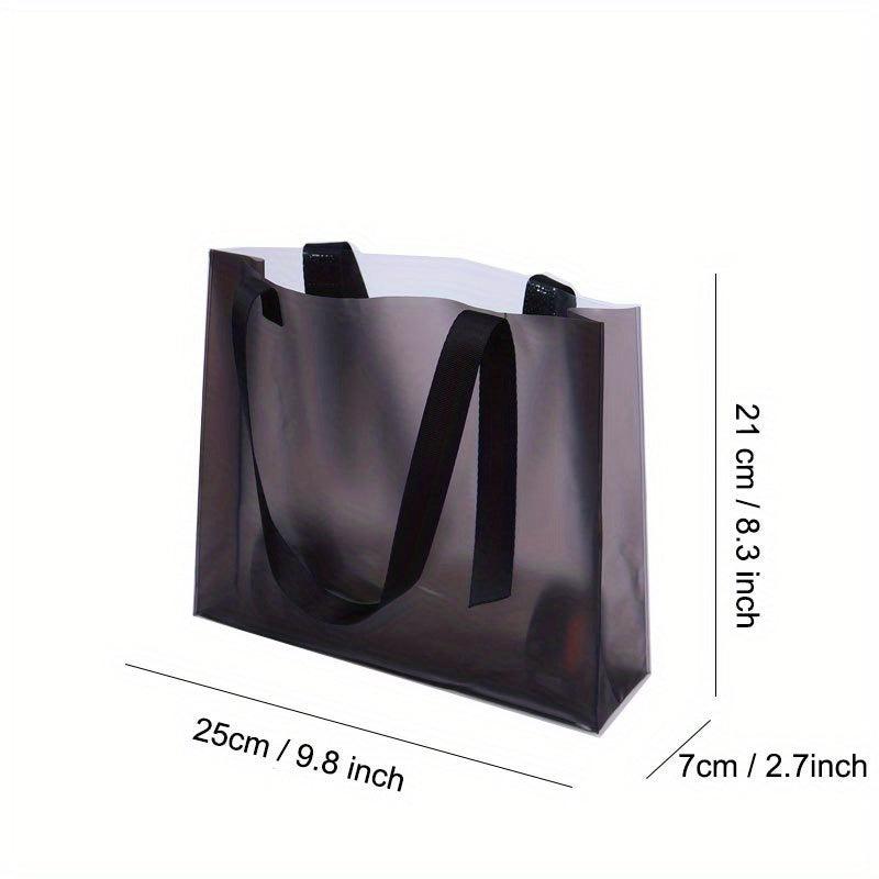 Transparent PVC Tote Bag Large Capacity Portable Travel Makeup & Comestic Bag