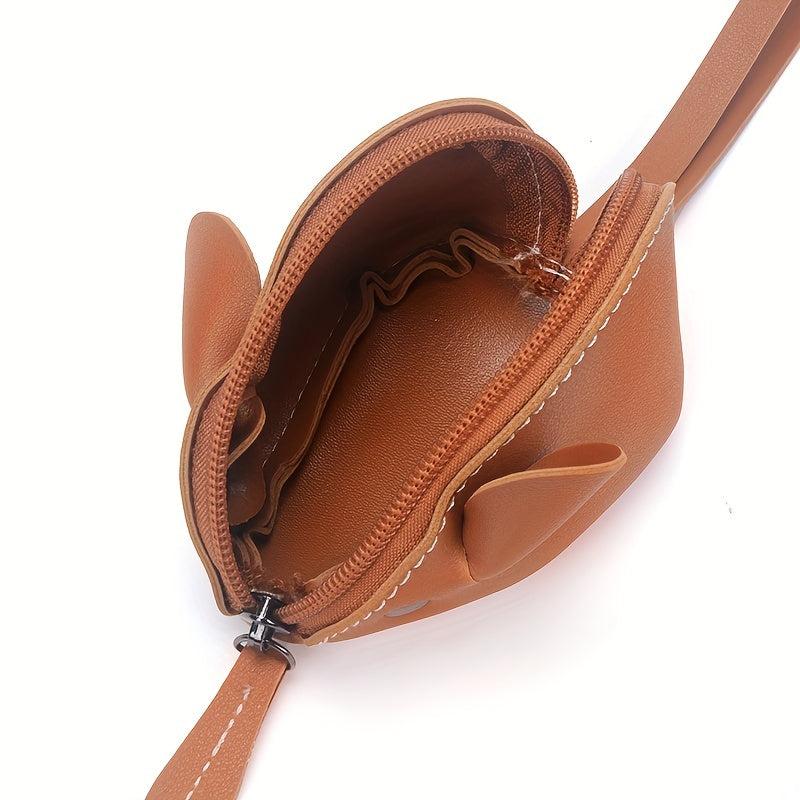 Mouse Clutch Bag Coin Purse PU Leather Wristlet