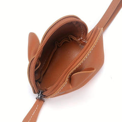 Mouse Clutch Bag Coin Purse PU Leather Wristlet