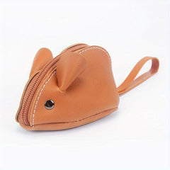 Mouse Clutch Bag Coin Purse PU Leather Wristlet